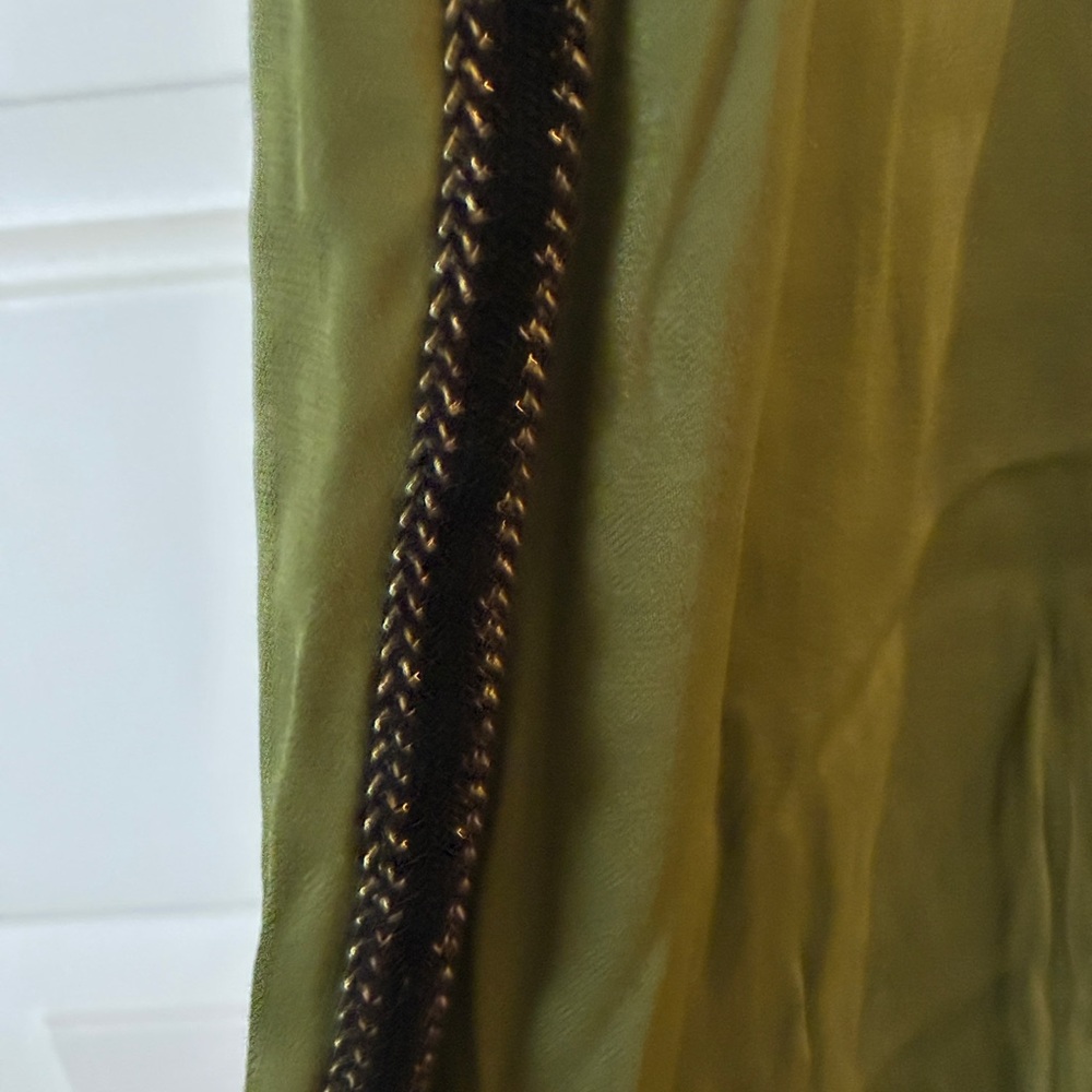 Anthropologie Diandra Pleated Joggers Green Pants Sz. 10Tall - Picture 12 of 16